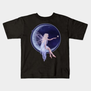 Birth of a Star Moon Fairy Kids T-Shirt